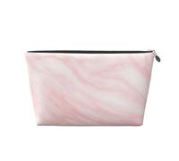 Patrón De Mármol Mármol Blanco Y Rosa, Bolsa de artículos de tocador Bolsa de Maquillaje Bolsa de cosméticos Bolsa de artículos de tocador de Viaje portátil