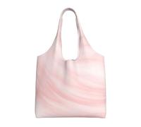 Patrón de mármol Mármol blanco y rosa,Bolsas de mano reutilizables, bolsas de supermercado, bolso de hombro de lona de gran capacidad