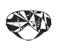 Patrón de notas musicales con estilo, Cubreojos completos Antifaz bloqueador de luz Antifaz para dormir Antifaz suave con los ojos vendados Noche