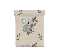 Patrón de Osos Koala de Dibujos Animados Lindo, Squeeze Top Wallet Bolsa de Almacenamiento para Mujer Monedero pequeño Bolsa de Cambio