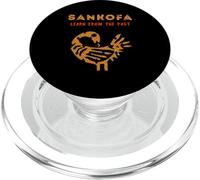Patrón de pájaro Sankofa Aprender del Pasado Africano PopSockets PopGrip para MagSafe