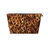 Patrón de Pan de Pretzels, Bolsa de artículos de tocador Bolsa de Maquillaje Bolsa de cosméticos Bolsa de artículos de tocador de Viaje portátil