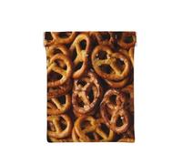 Patrón de Pan de Pretzels, Squeeze Top Wallet Bolsa de Almacenamiento para Mujer Monedero pequeño Bolsa de Cambio