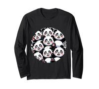 Patrón De Panda Para Un Amante De Los Osos Panda Manga Larga
