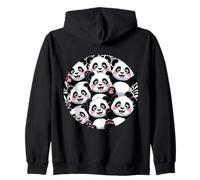 Patrón De Panda Para Un Amante De Los Osos Panda Sudadera con Capucha