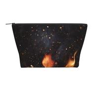 Patrón de Parrilla de carbón llameante, Bolsa de artículos de tocador Bolsa de Maquillaje Bolsa de cosméticos Bolsa de artículos de tocador de Viaje portátil