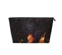 Patrón de Parrilla de carbón llameante, Bolsa de artículos de tocador Bolsa de Maquillaje Bolsa de cosméticos Bolsa de artículos de tocador de Viaje portátil