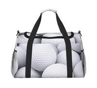 Patrón de Pelotas de Golf en 3D,Bolsas Deportivas, Bolsos de Viaje Deportivos Cruzados de Mano, Bolsas de Viaje de Gran Capacidad para Mujeres y Hombres.
