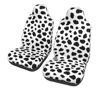 Patrón de Perro dálmata,Funda para Asiento de Coche Protectores para Asientos Delanteros de Coche, 2 Unidades
