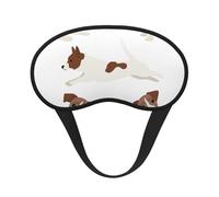 Patrón de perro Jack Russell Terrier, Cubiertas oculares completas, antifaces para dormir que bloquean la luz, orejeras opacas para dormir