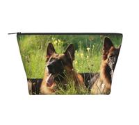 Patrón de Perro Pastor alemán, Bolsa de artículos de tocador Bolsa de Maquillaje Bolsa de cosméticos Bolsa de artículos de tocador de Viaje portátil