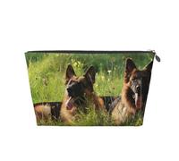Patrón de Perro Pastor alemán, Bolsa de artículos de tocador Bolsa de Maquillaje Bolsa de cosméticos Bolsa de artículos de tocador de Viaje portátil