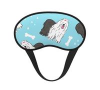 Patrón de perro pastor inglés antiguo, Cubiertas oculares completas, antifaces para dormir que bloquean la luz, orejeras opacas para dormir