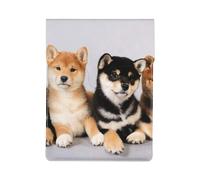 Patrón de Perro Shiba Inu Shibaken Perro Lindo,Funda de Cuero PU para portátil, Funda para portátil, Funda para portátil, maletín para Tableta
