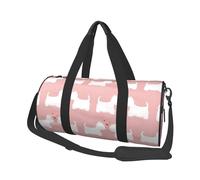 Patrón de Perros Westie, Bolsa de Viaje de Gran Capacidad, Bolso Redondo, Bolsa de Viaje Deportiva, Bolsa de Mano, Bolsa de Fitness