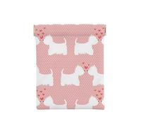 Patrón de Perros Westie, Squeeze Top Wallet Bolsa de Almacenamiento para Mujer Monedero pequeño Bolsa de Cambio