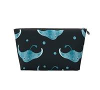 Patrón de pez mantarraya, Bolsa de artículos de tocador Bolsa de Maquillaje Bolsa de cosméticos Bolsa de artículos de tocador de Viaje portátil