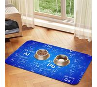 Patrón de Piedras de Playa,Tapete Impermeable para Comida de Mascotas, manteles Individuales para Comida y Agua para Perros y Gatos, tapetes de Cuero sintético para Comida.,40x60cm