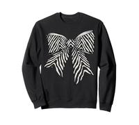 Patrón de Piel de Animal de Cebra Lindo Disfraz niña Coqueta Arco Sudadera
