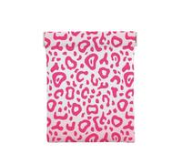 Patrón de Piel de Leopardo Rosa Brillante, Squeeze Top Wallet Bolsa de Almacenamiento para Mujer Monedero pequeño Bolsa de Cambio