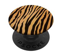 Patrón de Piel de Rayas de Tigre PopSockets PopGrip Adhesivo