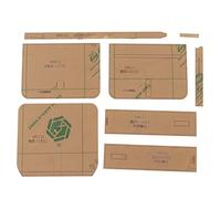 Patrón de plantilla acrílica para bolso de hombro, kit de patrones de bolsa de cuero transparente de alta resistencia para manualidades DIY, guía de corte de precisión con
