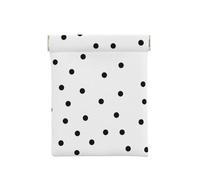 Patrón De Puntos Sin Fisuras En Blanco Y Negro, Squeeze Top Wallet Bolsa de Almacenamiento para Mujer Monedero pequeño Bolsa de Cambio