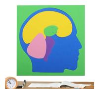Patrón De Puzzle Cuerpo Humano, Anatomía, Patrón De Cerebro, Juguete para, EVA, Suministros De Experimentación Científica, Juguete Educativo Práctica De Jardín De Niños, Escuela En Casa, 6,3 X 6,2