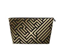 Patrón de Rayas geométricas sin Costuras, Bolsa de artículos de tocador Bolsa de Maquillaje Bolsa de cosméticos Bolsa de artículos de tocador de Viaje portátil