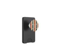 Patrón de Rayas patrióticas de Granja rústica, Rojo, Blanco, Azul, Estados Unidos PopSockets PopWallet para MagSafe