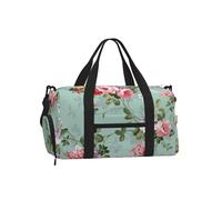Patrón de Rosas Rosas y Rojas Elegantes de Estilo Vintage,Bolso Deportivo Bandolera de Mano, Bolsa de Deporte, Bolsa de Viaje de Gran Capacidad para Mujeres y Hombres.