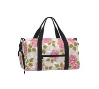 Patrón de Rosas Vintage Rosas,Bolso Deportivo Bandolera de Mano, Bolsa de Deporte, Bolsa de Viaje de Gran Capacidad para Mujeres y Hombres.