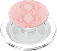 Patrón de Serpiente Rosa Rubor PopSockets PopGrip para MagSafe