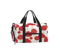 Patrón de Setas Rojas de Amanita muscaria,Bolso Deportivo Bandolera de Mano, Bolsa de Deporte, Bolsa de Viaje de Gran Capacidad para Mujeres y Hombres.