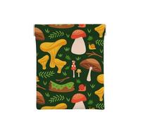 Patrón de Setas, Squeeze Top Wallet Bolsa de Almacenamiento para Mujer Monedero pequeño Bolsa de Cambio