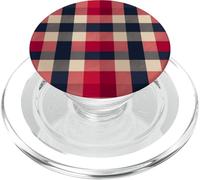 Patrón de Tela Digital sin Fisuras a Cuadros Escoceses de bú PopSockets PopGrip para MagSafe