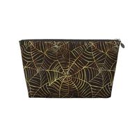 Patrón de telaraña Dorada, Bolsa de artículos de tocador Bolsa de Maquillaje Bolsa de cosméticos Bolsa de artículos de tocador de Viaje portátil