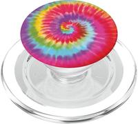 Patrón de teñido Anudado Arco Iris, diseño Colorido Moderno, Arte PopSockets PopGrip para MagSafe
