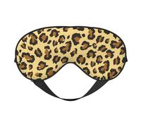 Patrón de textura de leopardo, Cubreojos completos Antifaz bloqueador de luz Antifaz para dormir Antifaz suave con los ojos vendados Noche