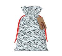 Patrón de tiburón con varios gestos, estampado de cordón, reutilizables, ecológicas, bolsas para regalos de fiesta de cumpleaños