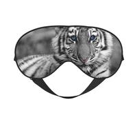 Patrón de tigre blanco, Cubreojos completos Antifaz bloqueador de luz Antifaz para dormir Antifaz suave con los ojos vendados Noche