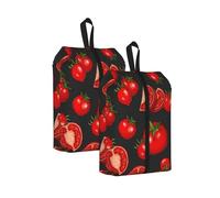 Patrón de Verduras de Tomate， Bolsas de Viaje para Zapatos (Paquete de 2), Bolsas Impermeables para Guardar Zapatos, Organizador de Zapatos para Viajes y hogar.