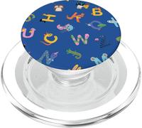 Patrón del alfabeto Patrón de regreso a la escuela Alfabeto lindo ABC PopSockets PopGrip para MagSafe