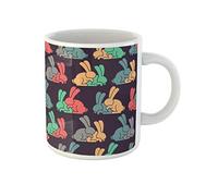 Patrón Divertido De Sexo De Conejito Adorno De Coito De Conejito Liebres Animal Tazas De Regalo Novedad Tazón De Café Graciosa Tazas Té Regalos Novedosos Para Novios Amigos Familiares 330Ml