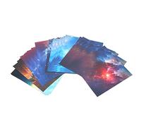 Patrón Espacial Papel Plegable Diseño de Cielo Estrellado Hojas de Origami para Manualidades DIY para niños Manualidades Escolares 200 Hojas Material de Papel Suave y ecológico
