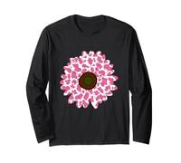 patrón estampado vaca rosa - estampado vaca flor rosa hombre Manga Larga