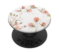 Patrón floral de acuarela de amapolas y amapolas PopSockets PopGrip Intercambiable