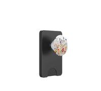 Patrón Floral de Ramo de Flores PopSockets PopWallet para MagSafe
