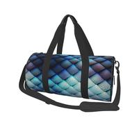 Patrón geométrico Azul Marino, Bolsa de Viaje de Gran Capacidad, Bolso Redondo, Bolsa de Viaje Deportiva, Bolsa de Mano, Bolsa de Fitness