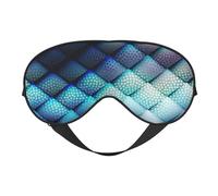 Patrón geométrico azul marino, Cubreojos completos Antifaz bloqueador de luz Antifaz para dormir Antifaz suave con los ojos vendados Noche